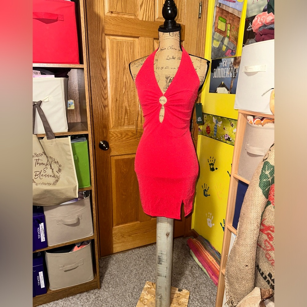 ♥️NWT LINED LITTLE RED DRESS